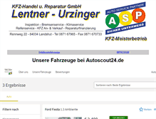 Tablet Screenshot of lentner-urzinger.de